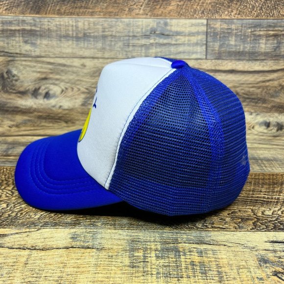 Golden State Warriors The City Mens Trucker Hat Blue Snapback 1969 Vintage Logo - Picture 4 of 8